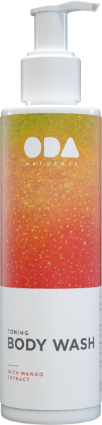 ODA Naturals tonizuojamasis dušo gelis su mangų ekstraktu
