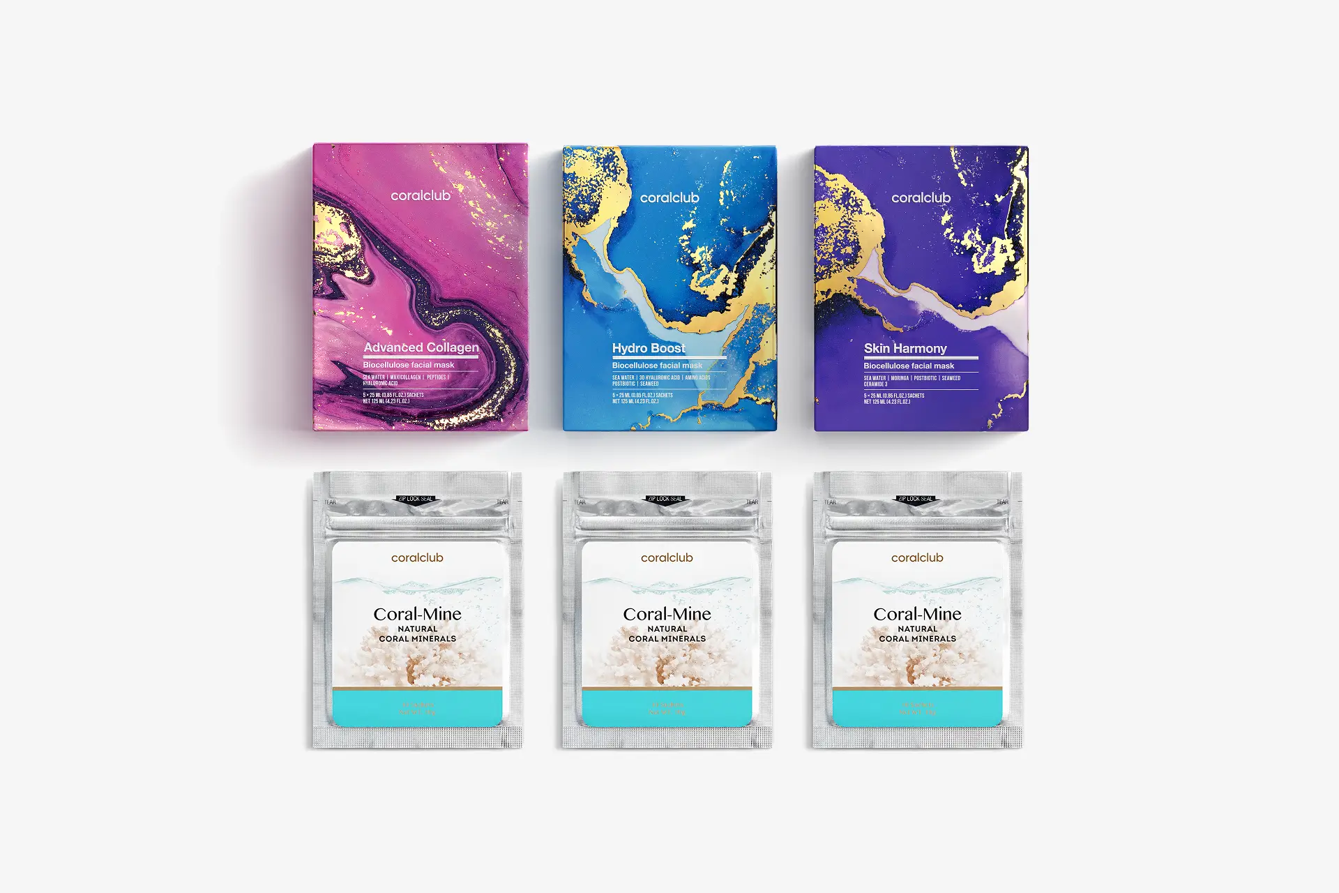 Advanced Collagen+Hydro Boost+Skin Harmony + Coral-Mine