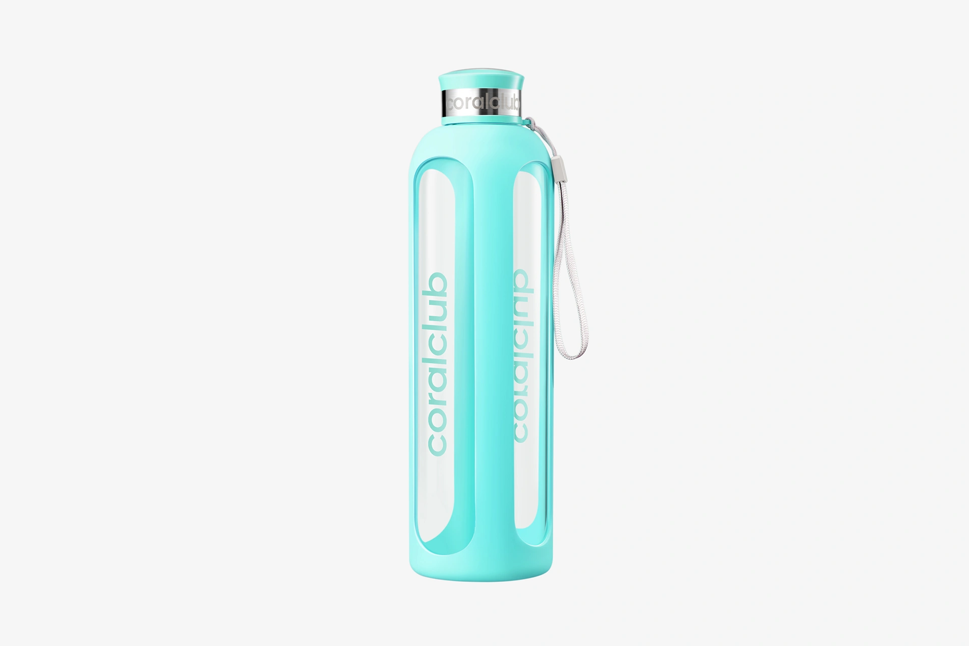 Stiklinis butelis ClearWater mėtinės spalvos